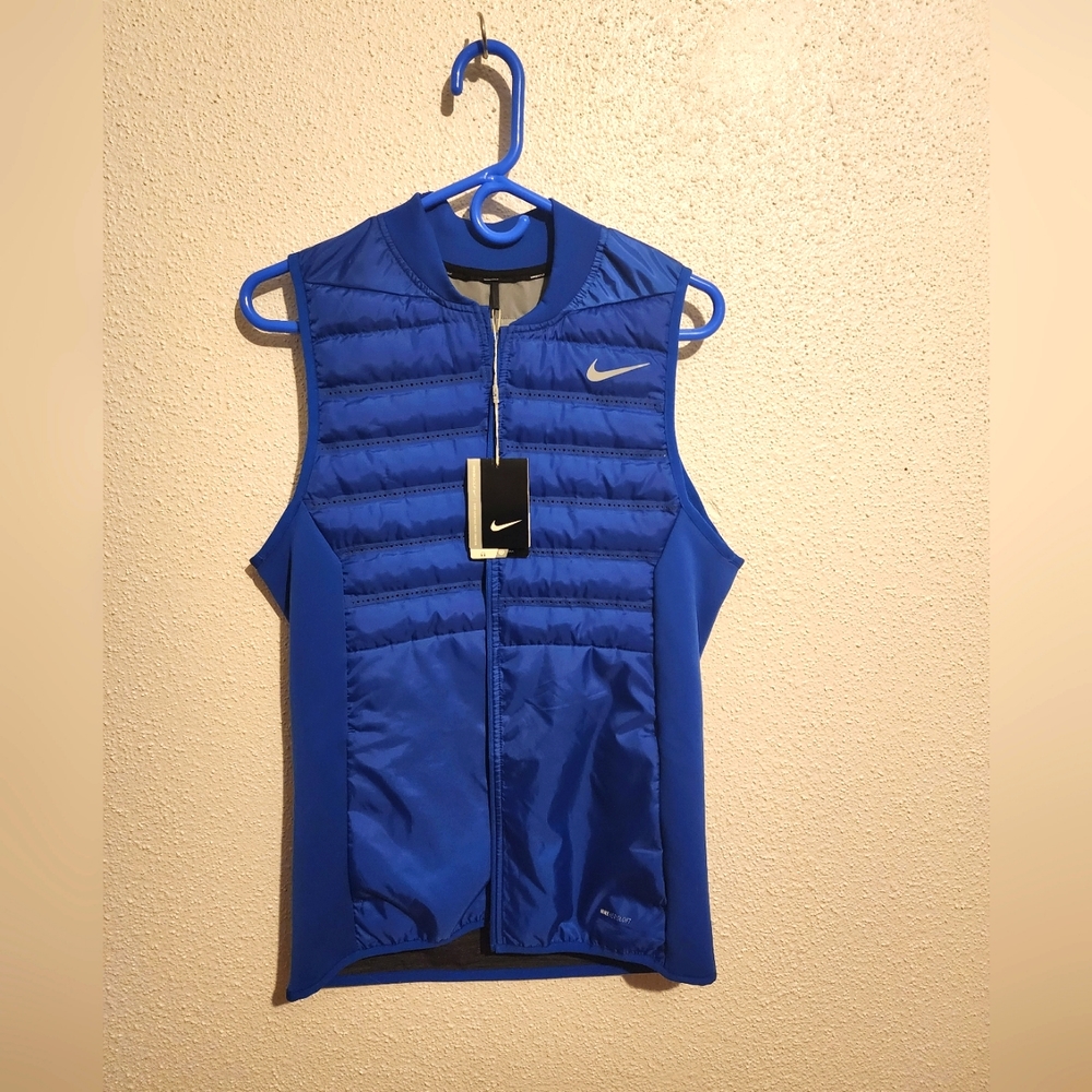 Nike Vest, Aeroloft,  Men, Small,Blue, New with Tags.